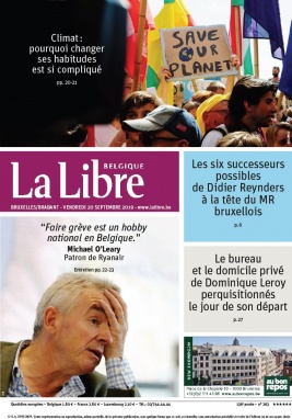 La Libre Belgique N°20190920 du 20 septembre 2019 à télécharger sur iPad