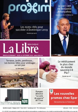 La Libre Belgique N°20190919 du 19 septembre 2019 à télécharger sur iPad