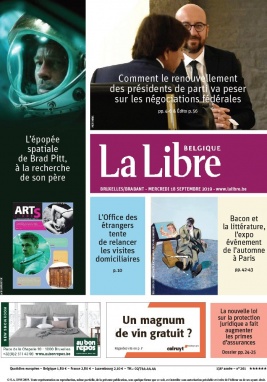 La Libre Belgique N°20190918 du 18 septembre 2019 à télécharger sur iPad