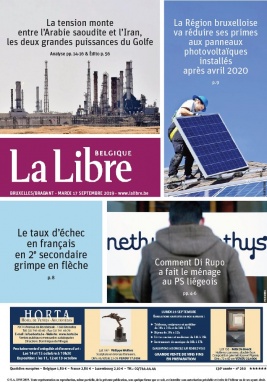 La Libre Belgique N°20190917 du 17 septembre 2019 à télécharger sur iPad