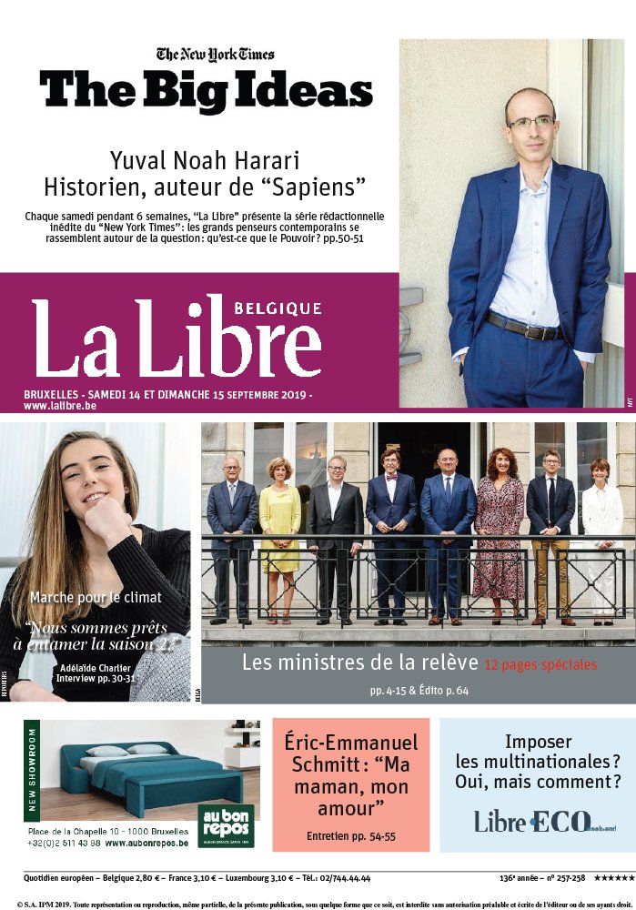 La Libre Belgique 14 septembre 2019 Abonnement La Libre Belgique Pas Cher avec le BOUQUET ePresse.fr