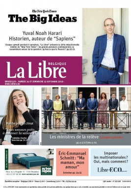 La Libre Belgique N°20190914 du 14 septembre 2019 à télécharger sur iPad
