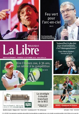 La Libre Belgique N°20190913 du 13 septembre 2019 à télécharger sur iPad