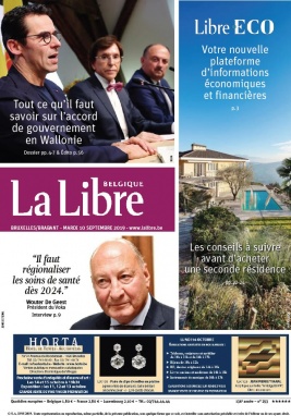 La Libre Belgique N°20190910 du 10 septembre 2019 à télécharger sur iPad
