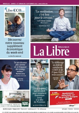 La Libre Belgique N°20190907 du 07 septembre 2019 à télécharger sur iPad