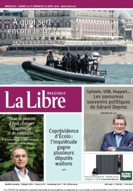 La Libre Belgique N°20190824 du 24 août 2019 à télécharger sur iPad