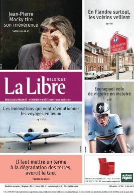 La Libre Belgique N°20190809 du 09 août 2019 à télécharger sur iPad