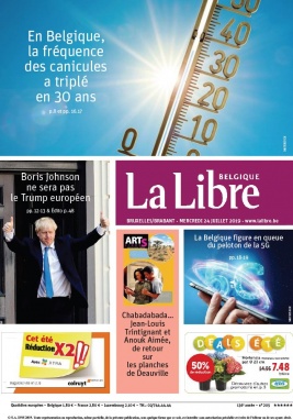 La Libre Belgique N°20190724 du 24 juillet 2019 à télécharger sur iPad