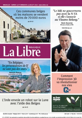 La Libre Belgique N°20190713 du 13 juillet 2019 à télécharger sur iPad