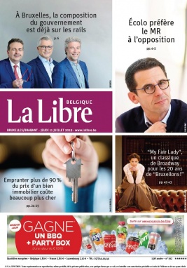 La Libre Belgique N°20190711 du 11 juillet 2019 à télécharger sur iPad