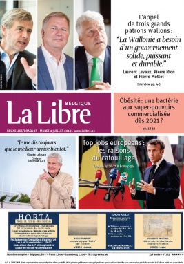 La Libre Belgique N°20190702 du 02 juillet 2019 à télécharger sur iPad