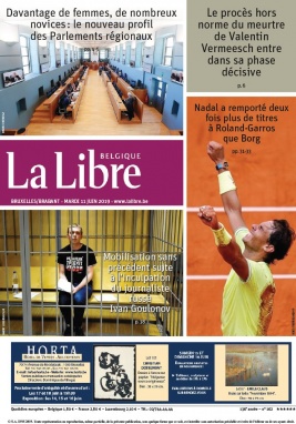 La Libre Belgique N°20190611 du 11 juin 2019 à télécharger sur iPad