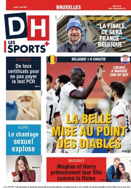 La Dernière Heure/Les Sports N°20210607 du 07 juin 2021 à télécharger sur iPad