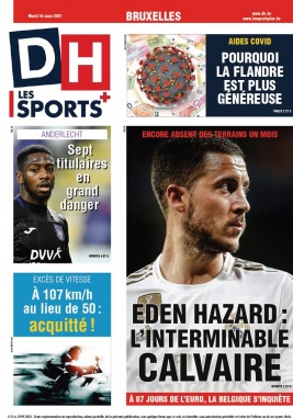 La Dernière Heure/Les Sports N°20210316 du 16 mars 2021 à télécharger sur iPad