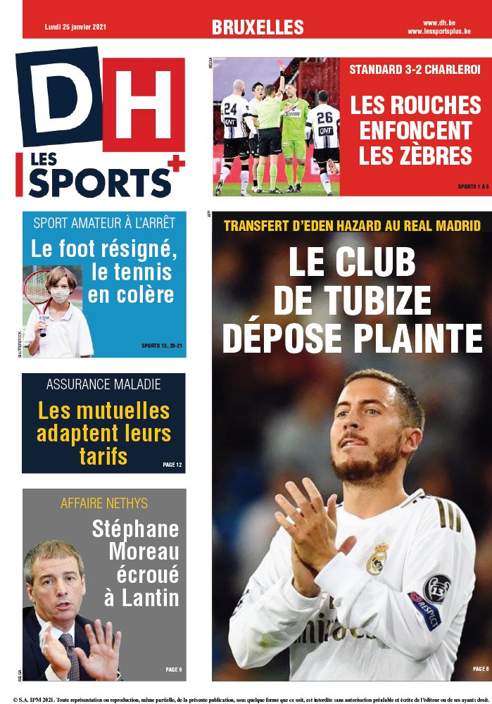La Dernière Heure/Les Sports 25 janvier 2021 Abonnement La Dernière Heure/Les Sports Pas Cher avec le BOUQUET ePresse.fr