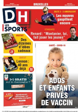 La Dernière Heure/Les Sports N°20201205 du 05 décembre 2020 à télécharger sur iPad