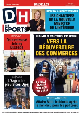 La Dernière Heure/Les Sports N°20201127 du 27 novembre 2020 à télécharger sur iPad