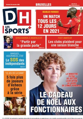La Dernière Heure/Les Sports N°20201120 du 20 novembre 2020 à télécharger sur iPad