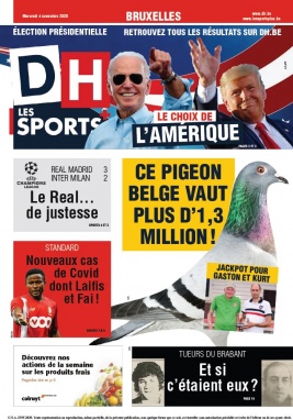 La Dernière Heure/Les Sports N°20201104 du 04 novembre 2020 à télécharger sur iPad