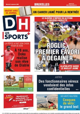 La Dernière Heure/Les Sports N°20200902 du 02 septembre 2020 à télécharger sur iPad