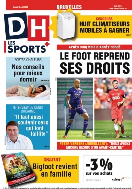 La Dernière Heure/Les Sports N°20200808 du 08 août 2020 à télécharger sur iPad