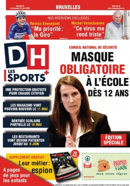 La Dernière Heure/Les Sports N°20200425 du 25 avril 2020 à télécharger sur iPad