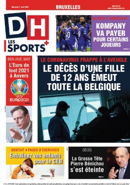 La Dernière Heure/Les Sports N°20200401 du 01 avril 2020 à télécharger sur iPad