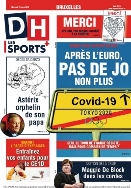 La Dernière Heure/Les Sports N°20200325 du 25 mars 2020 à télécharger sur iPad