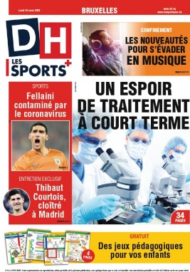 La Dernière Heure/Les Sports N°20200323 du 23 mars 2020 à télécharger sur iPad