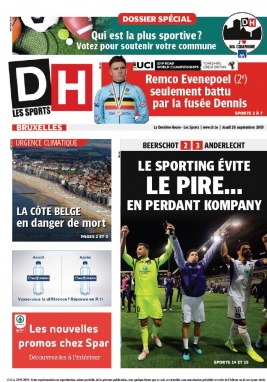 La Dernière Heure/Les Sports N°20190926 du 26 septembre 2019 à télécharger sur iPad