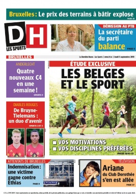 La Dernière Heure/Les Sports N°20190905 du 05 septembre 2019 à télécharger sur iPad
