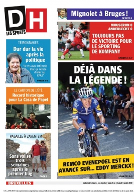 La Dernière Heure/Les Sports N°20190805 du 05 août 2019 à télécharger sur iPad