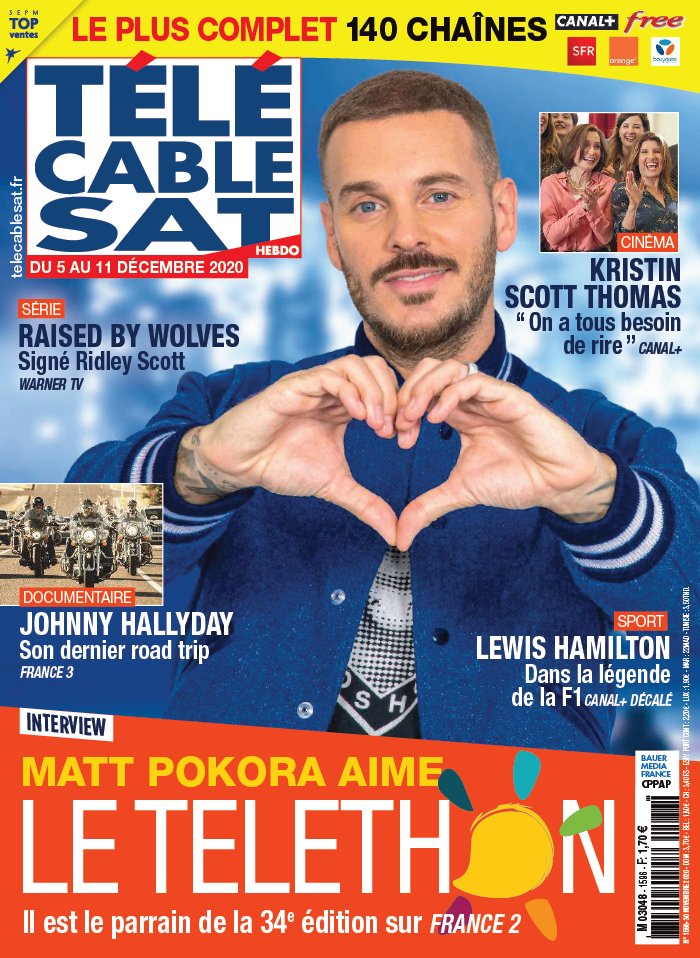 Télécâble Sat Hebdo 30 novembre 2020 Télécâble Sat Hebdo N°1596 du 30 novembre 2020 à télécharger sur iPad