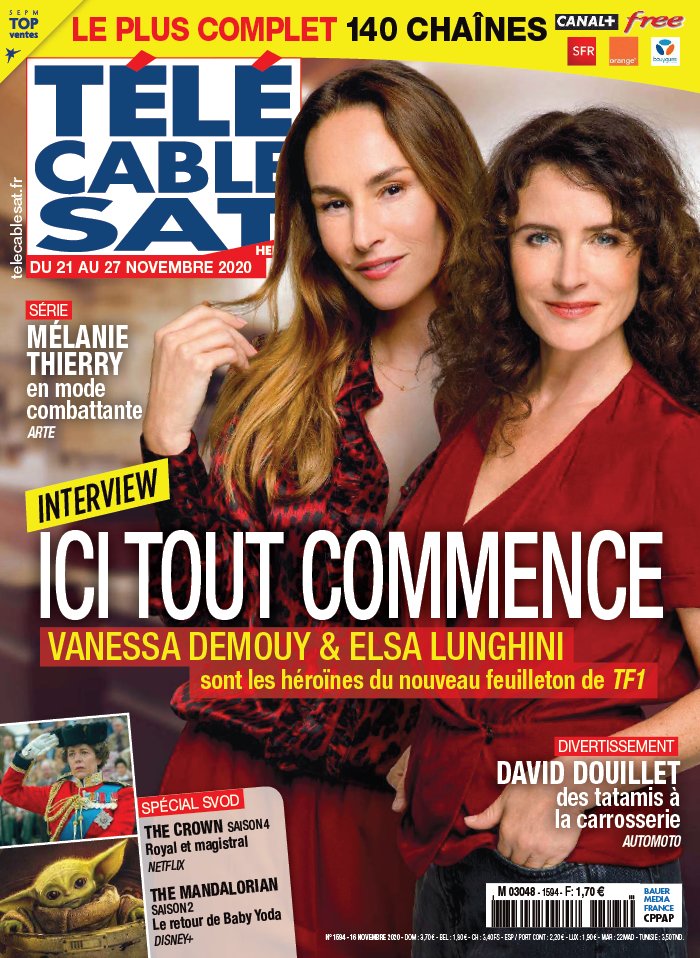 Télécâble Sat Hebdo 16 novembre 2020 Télécâble Sat Hebdo N°1594 du 16 novembre 2020 à télécharger sur iPad