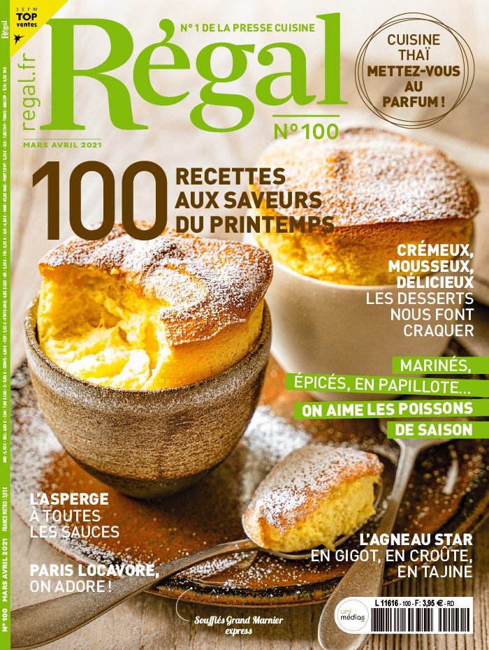 Régal 04 mars 2021 Abonnement Régal Pas Cher avec le BOUQUET À LA CARTE ePresse.fr