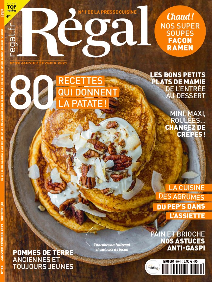 Régal 07 janvier 2021 Abonnement Régal Pas Cher avec le BOUQUET À LA CARTE ePresse.fr