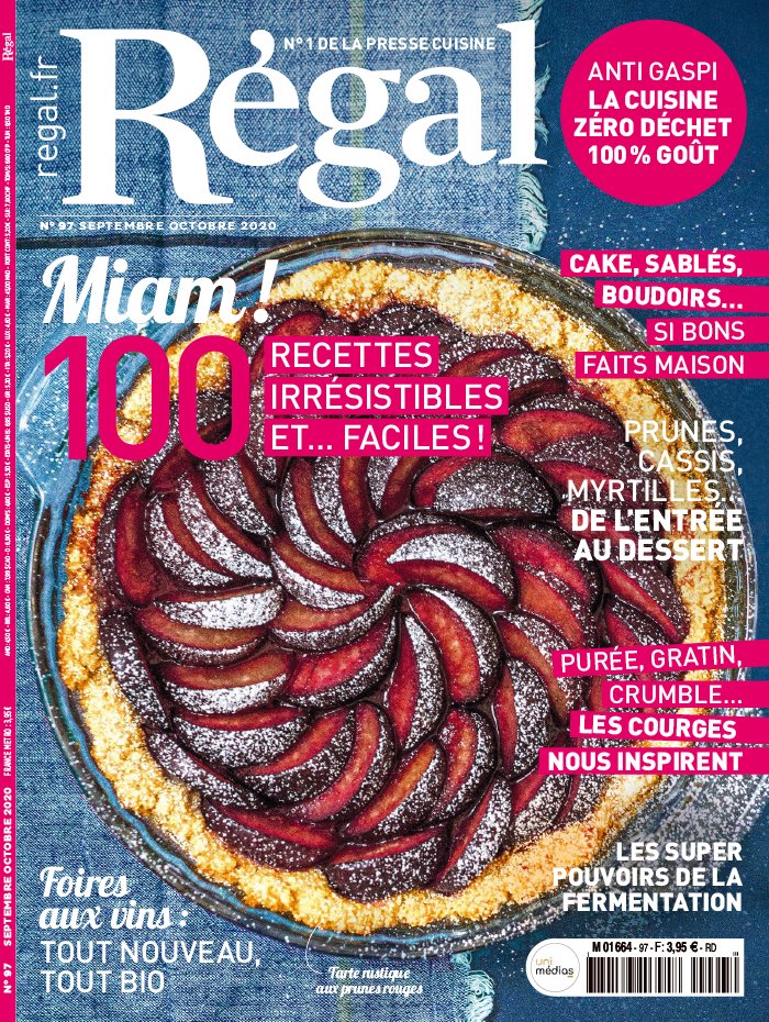 Régal 03 septembre 2020 Abonnement Régal Pas Cher avec le BOUQUET À LA CARTE ePresse.fr