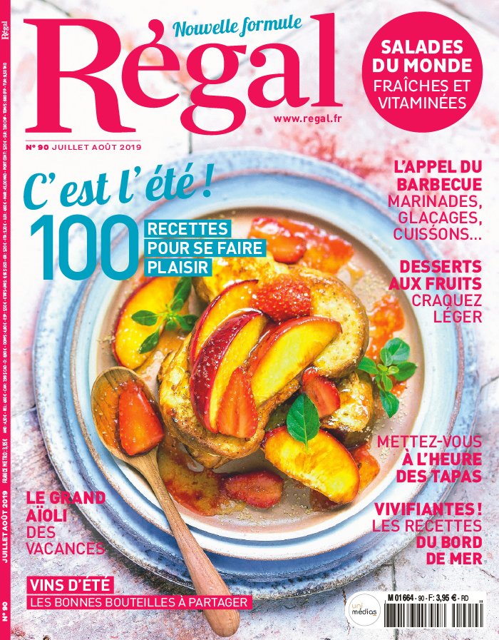 Régal 28 juin 2019 Abonnement Régal Pas Cher avec le BOUQUET À LA CARTE ePresse.fr