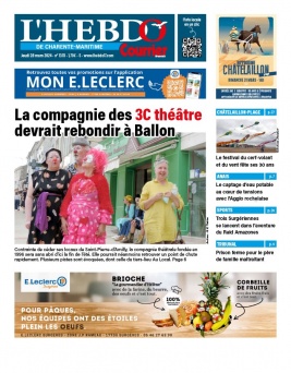 L'Hebdo de Charente Maritime N°1378 du 28 mars 2024 à télécharger sur iPad