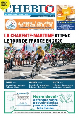 L'Hebdo de Charente Maritime N°1136 du 08 août 2019 à télécharger sur iPad