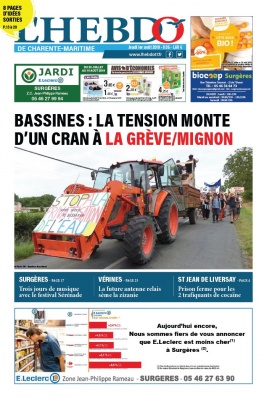 L'Hebdo de Charente Maritime N°1135 du 01 août 2019 à télécharger sur iPad
