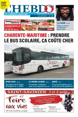L'Hebdo de Charente Maritime N°1134 du 25 juillet 2019 à télécharger sur iPad