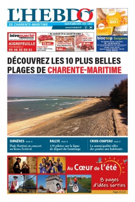 L'Hebdo de Charente Maritime N°1133 du 18 juillet 2019 à télécharger sur iPad