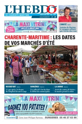 L'Hebdo de Charente Maritime N°1130 du 27 juin 2019 à télécharger sur iPad