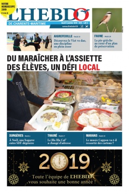 L'Hebdo de Charente Maritime N°1105 du 03 janvier 2019 à télécharger sur iPad