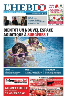 L'Hebdo de Charente Maritime N°1120 du 18 avril 2019 à télécharger sur iPad