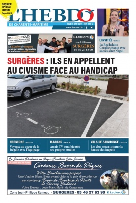 L'Hebdo de Charente Maritime N°1119 du 11 avril 2019 à télécharger sur iPad