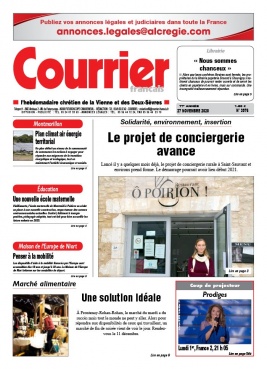 Courrier Français N°3976 du 27 novembre 2020 à télécharger sur iPad