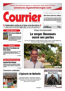 Courrier Français N°3966 du 18 septembre 2020 à télécharger sur iPad