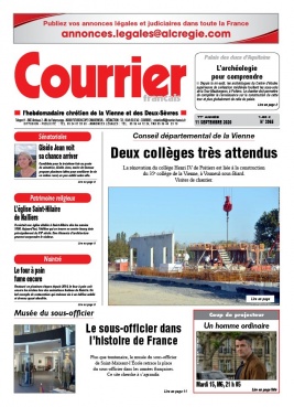 Courrier Français N°3965 du 11 septembre 2020 à télécharger sur iPad